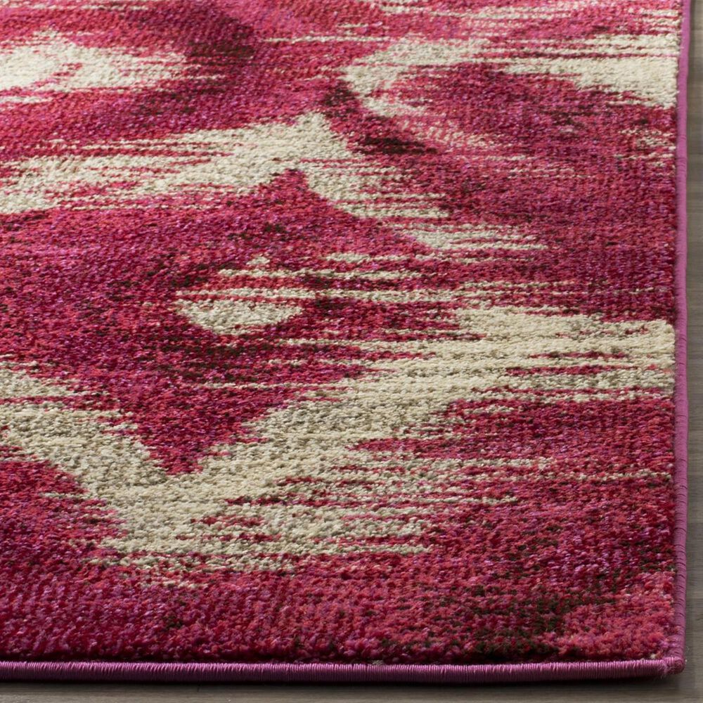 Safavieh Monaco MNC242D-4 4&#39; x 5&#39;7&quot; Fuchsia/Cream Area Rug, , large