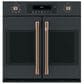 Cafe Handle and Knob Kit for Single Wall Oven in Brushed Copper, , large