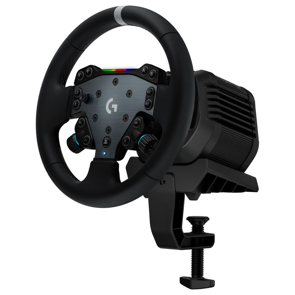 Logitech RS50 System 3-Piece Sim Racing Steering Wheel Setup for PS|PC in Black, , large