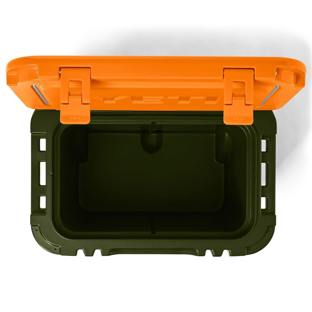 YETI Roadie 32 Wheeled Cooler in Olive and King Crab Orange, , large