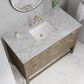 James Martin Emmeline 48" Single Bathroom Vanity in Pebble Oak with 3 cm Parisien Bleu Quartz Top, Rectangle Sink and FreePower Wireless Charger, , large
