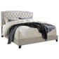 Ashley Jerary Queen Upholstered Bed in Light Gray, , large