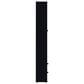 Coaster Hawthorne 4-Shelf Glass Door Tall Cabinet in Black, , large