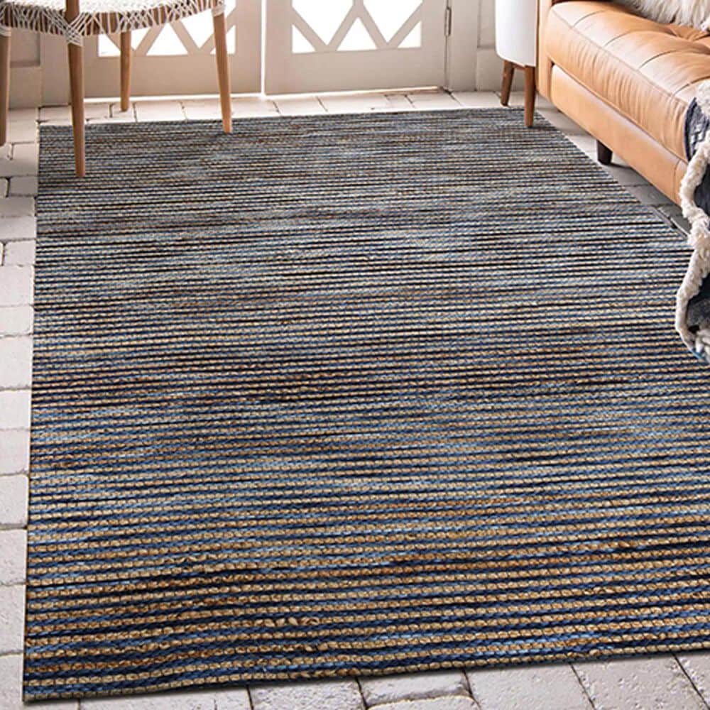 L&amp;R Resources Rondane 5&#39; x 7&#39;9&quot; Navy Area Rug, , large