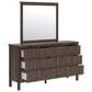 Ashley 5-Piece Queen Panel Platform Bedroom Set in Rich Brown, , large