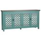 Belle Furnishings Kensington 4-Door Accent Cabinet in Blue, , large