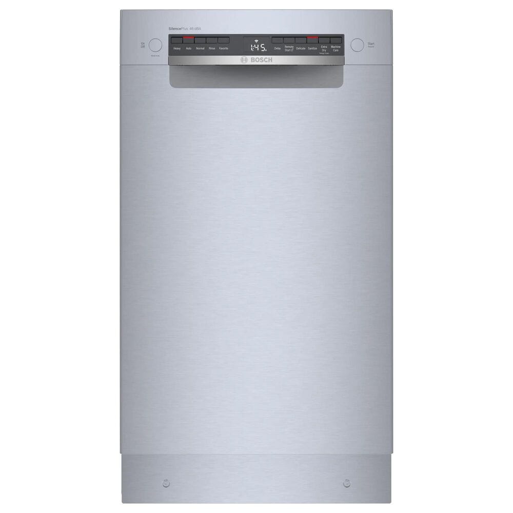 Bosch 300 Series 18" Built-In Recessed Handle Dishwasher in Stainless Steel, , large
