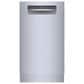 Bosch 300 Series 18" Built-In Recessed Handle Dishwasher in Stainless Steel, , large