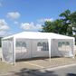 HOMLUX 10" x 20" Outdoor Canopy Gazebo with Sidewalls for Party in White, , large