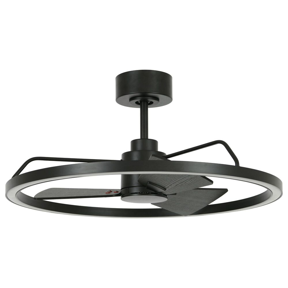Beacon Lighting Lucci Air Cessna 28" Indoor Fandelier with Light and Remote Control in Black, , large