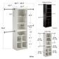 DHP Closet Storage System in White, , large