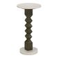 Pacific Landing Colette Accent Table in White & Dark Grey, , large