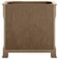 James Martin Vanities Brookfield 36" Single Bathroom Vanity in Pecan with 3 cm Victorian Silver Quartz Top and Rectangular Sink, , large
