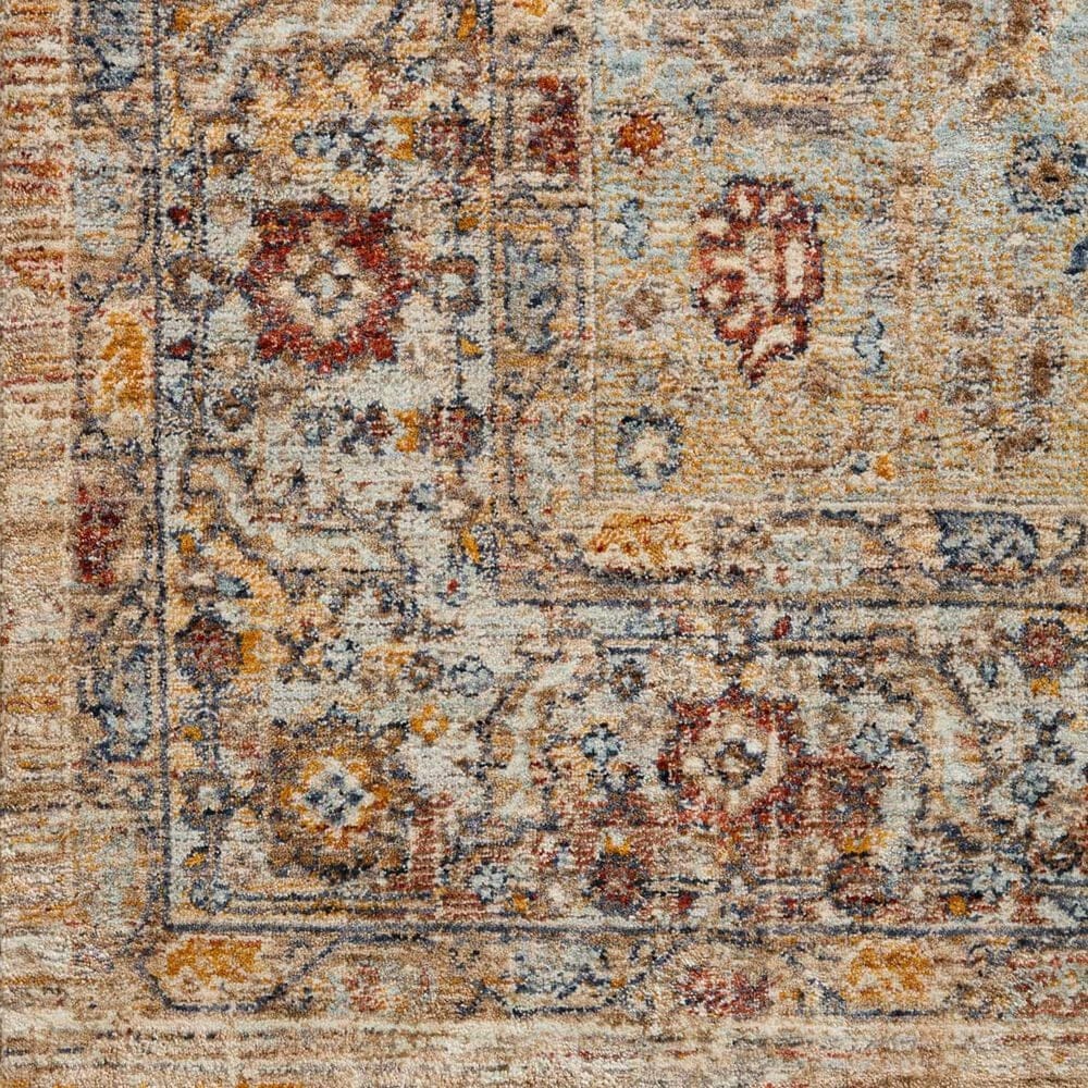 Loloi II Sorrento 5&#39;3&quot; Round Multicolor and Sunset Area Rug, , large