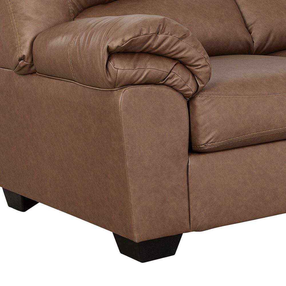 Ashley WillowBend 3-Piece Sectional with LAF Sofa in Caramel, , large