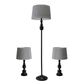 Adesso Chandler Floor and Table Lamp Set in Dark Bronze (Set of 3), , large