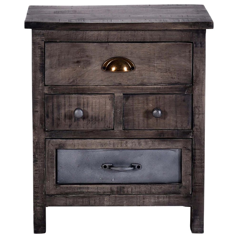Tiddal Home Layover Nightstand in Gray, , large