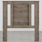 Lemoore Essential Twin Panel Headboard with Side Style in Weathered Gray Ash, , large