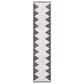 Surya Eagean EAG-2356 Black, Off-White and Charcoal 2"7" x 10" Indoor/Outdoor Runner, , large