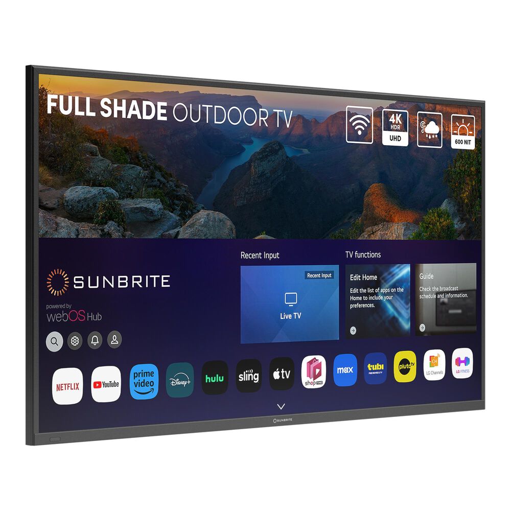 Sunbrite 65" Veranda 4 Series - Smart Outdoor TV - Full Shade - 4K UHD HDR, , large