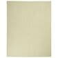 Nourison Courtyard Ivory and Green 9" x 12" Indoor/Outdoor Area Rug, , large