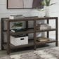 Ashley Kallenny Sofa Table in Dark Brown and Gray, , large