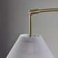 Adesso Delaney Arc Lamp in White and Gold, , large