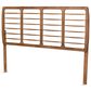 Baxton Studio Carolyn King Slat Headboard in Ash Walnut, , large