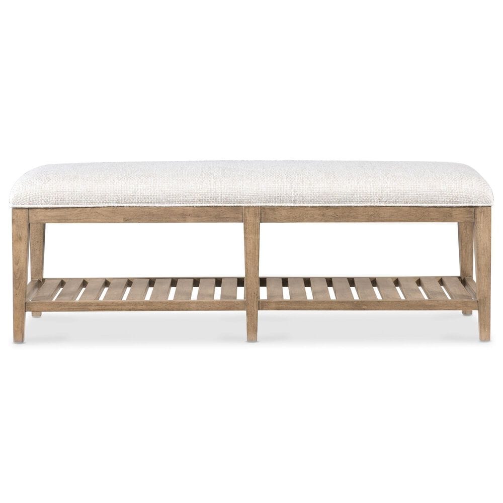 Hooker Furniture Vineyard Row Bedroom Bench in Sonoma, , large