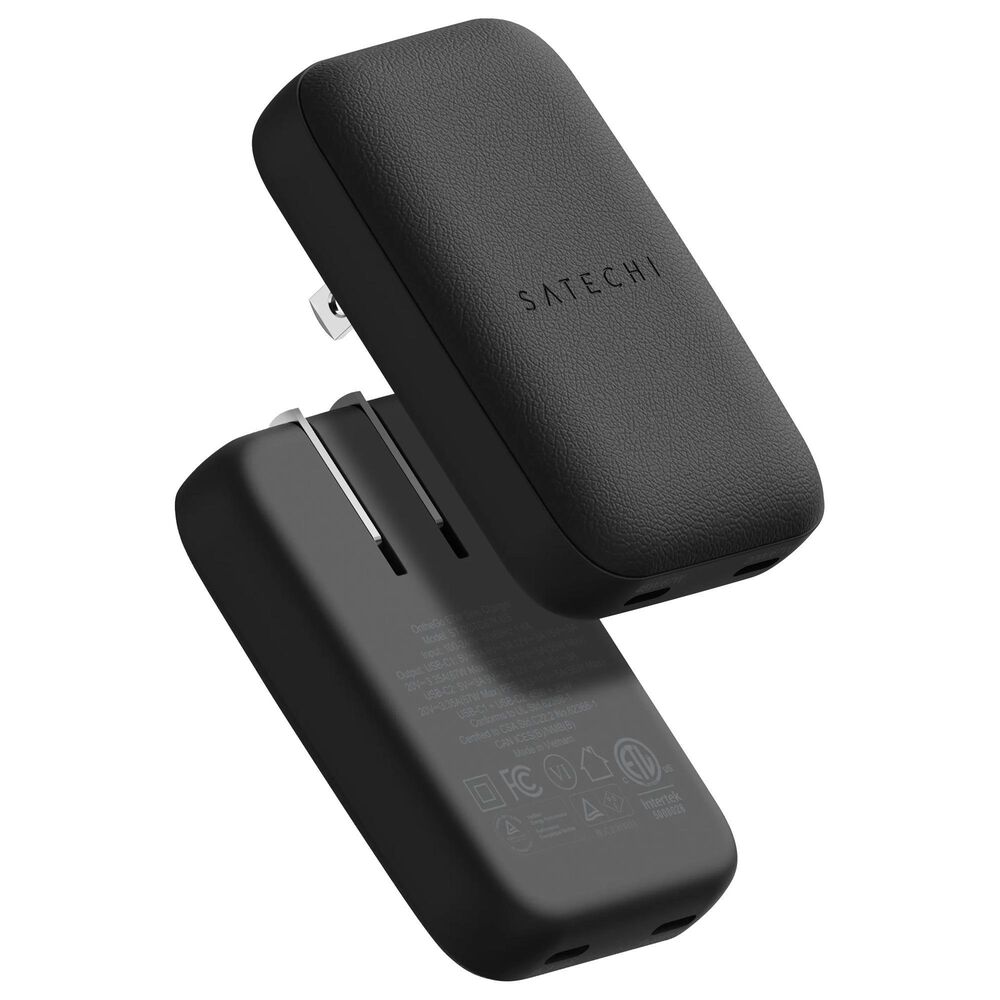 Satechi OntheGo 67W Slim Wall Charger in Black, , large