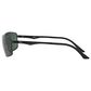 Rayban Glasses Sunglasses with Green Lenses in Polished Black, , large