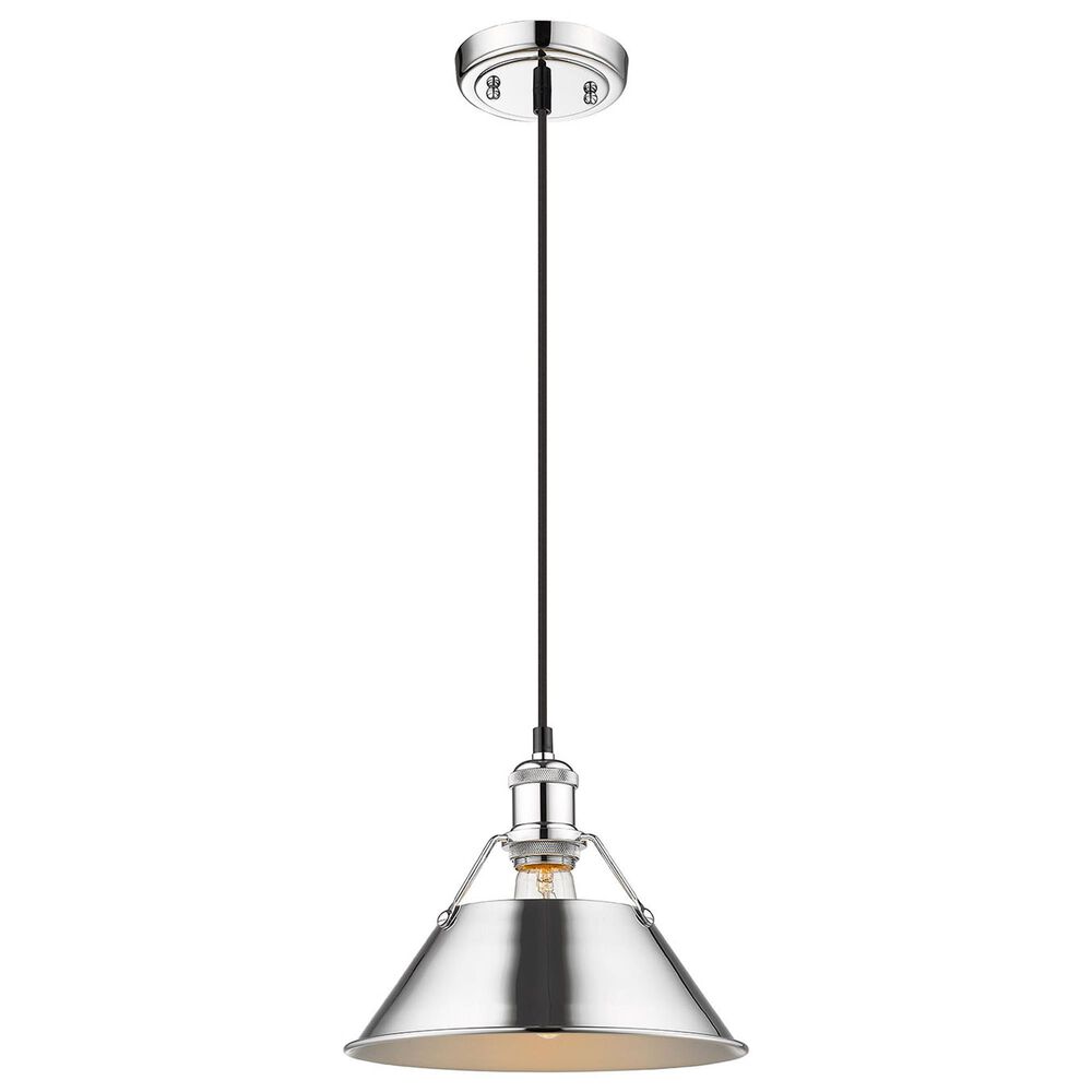 Golden Lighting Orwell 1-Light Medium Pendant in Chrome, , large