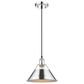 Golden Lighting Orwell 1-Light Medium Pendant in Chrome, , large