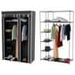 Timberlake Lavish Home Wardrobe Closet Organizer in Black, , large