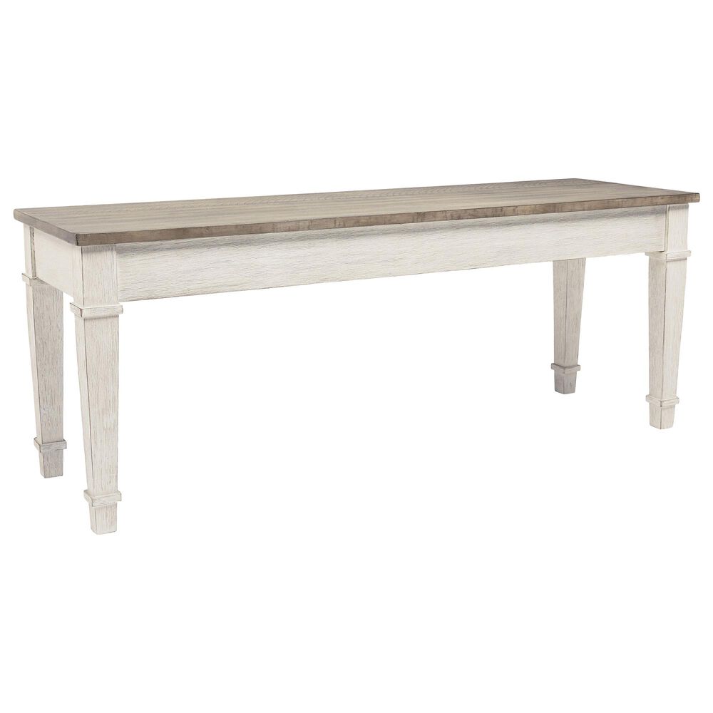 Signature Design by Ashley Skempton Storage Bench in Natural Wood, , large