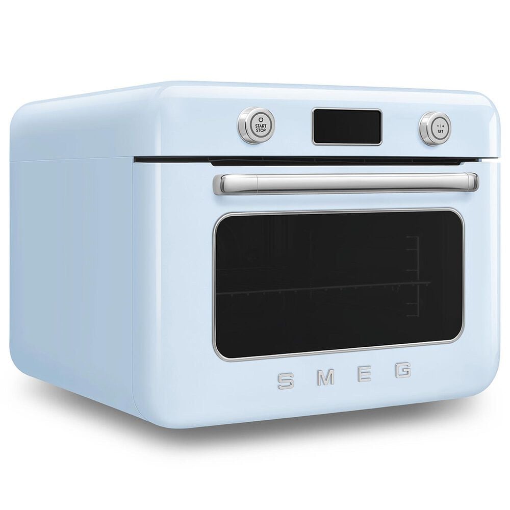 SMEG 1.06 Cu. Ft. Countertop Combi Steam Oven in Pastel Blue, , large