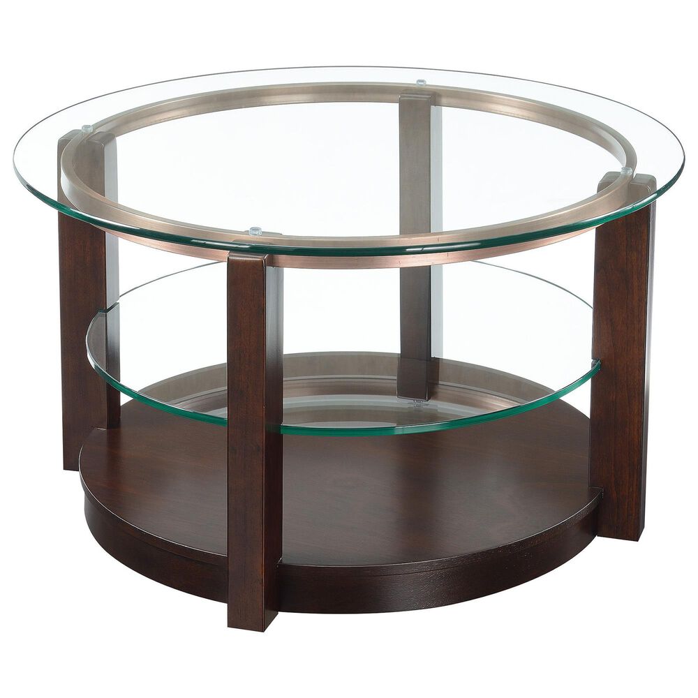 Mayberry Hill Elsa Coffee Table in Espresso, , large
