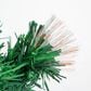 The Gerson Company 6" Pre-Lit Artificial Fiber Optic Garland with Color Changing LED Lights in Green, , large