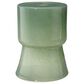 Splendor Living Upland Glass Garden Stool in Green, , large