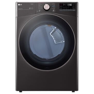 LG 7.4 Cu. Ft. Front Load Gas Dryer with TurboSteam in Black Steel, , large