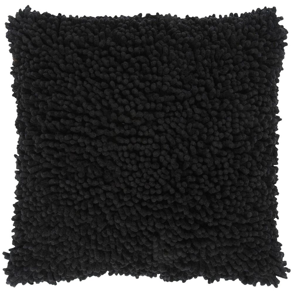 Rizzy Home 18" x 18" Down Pillow in Black, , large