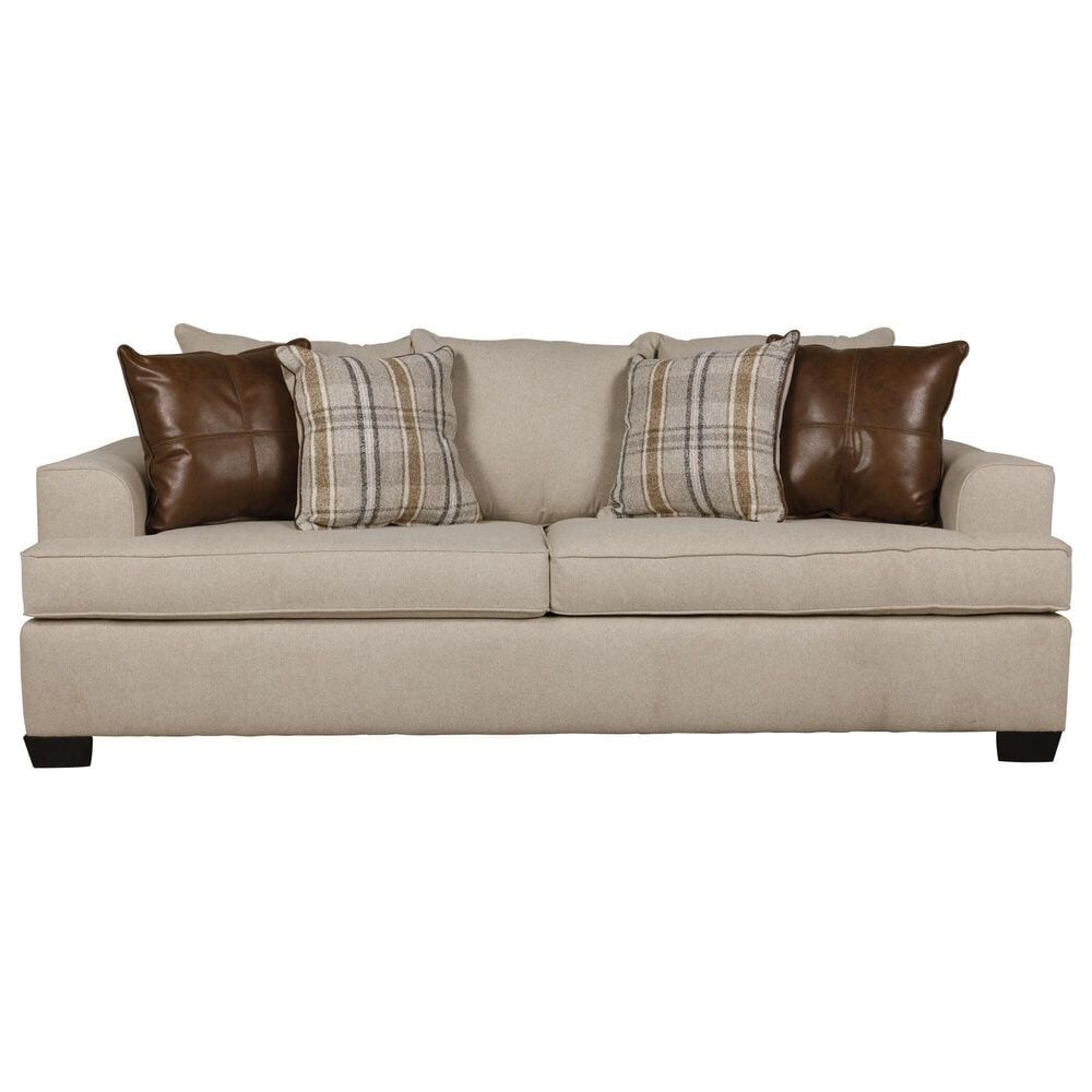 J Cooper USA Stationary Sofa and Loveseat Set in Janelle Peyote, , large