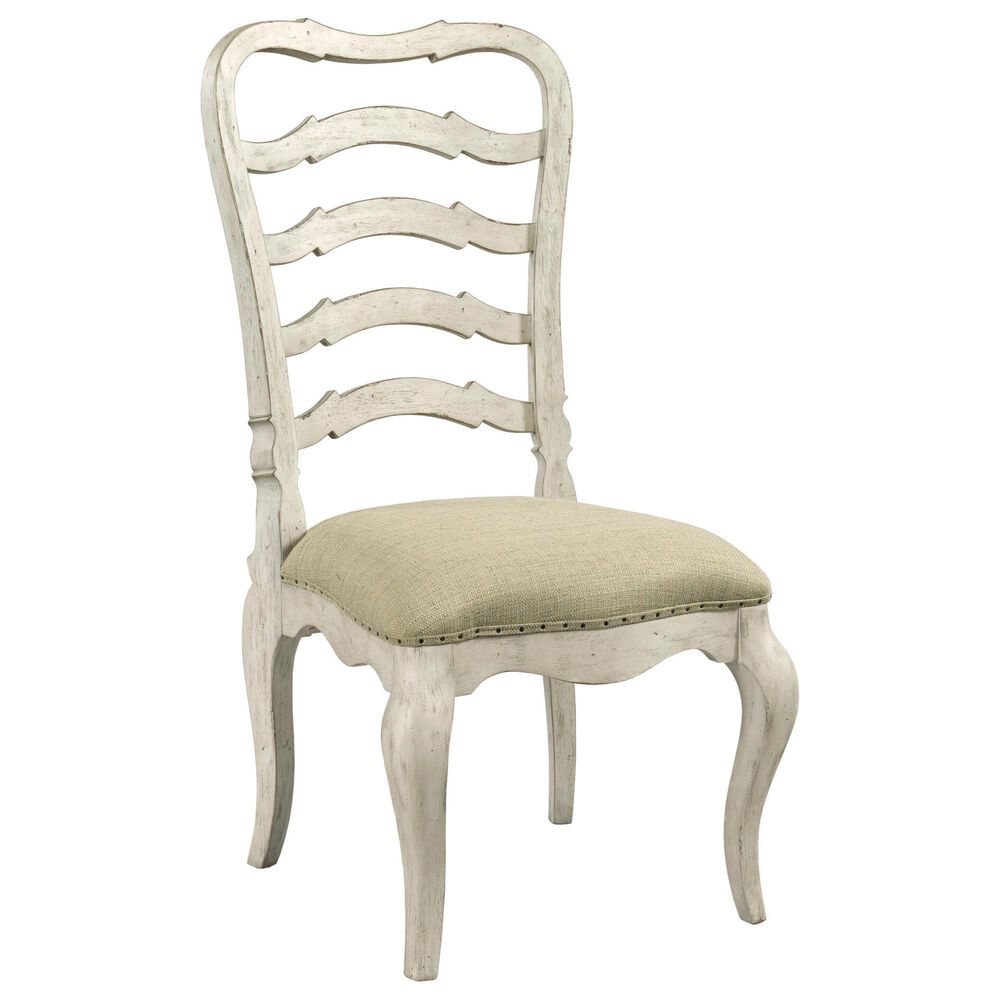Kincaid Selwyn Ladder Back Side Chair in Cottage White, , large