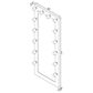 Coaster Zayan LED Lighting Floor Mirror in White Gloss (Box 1), , large