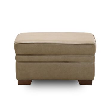 Sienna Designs Leather Ottoman in Maverick Buff, , large
