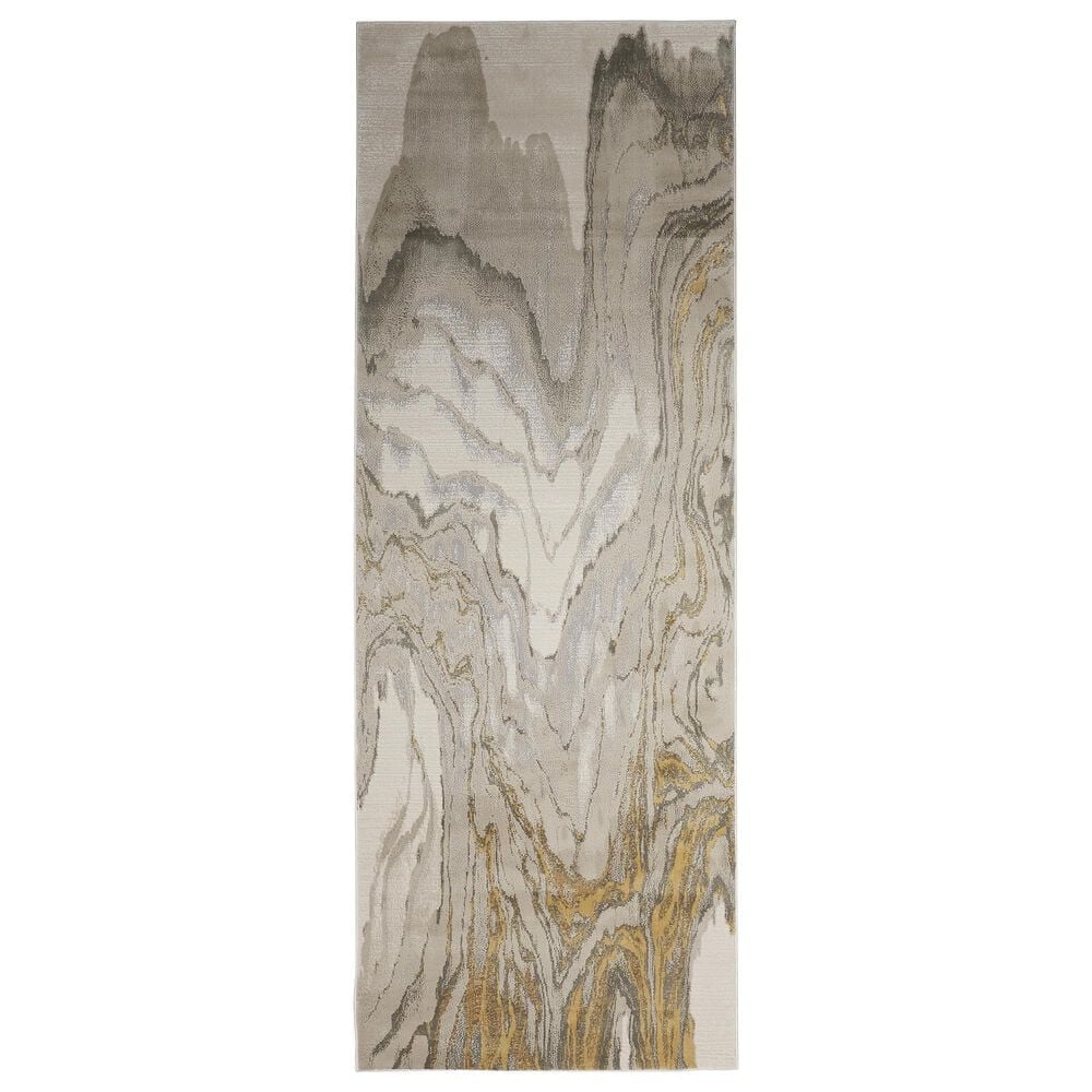 Feizy Waldor 2"10" x 7"10" Ivory Runner, , large