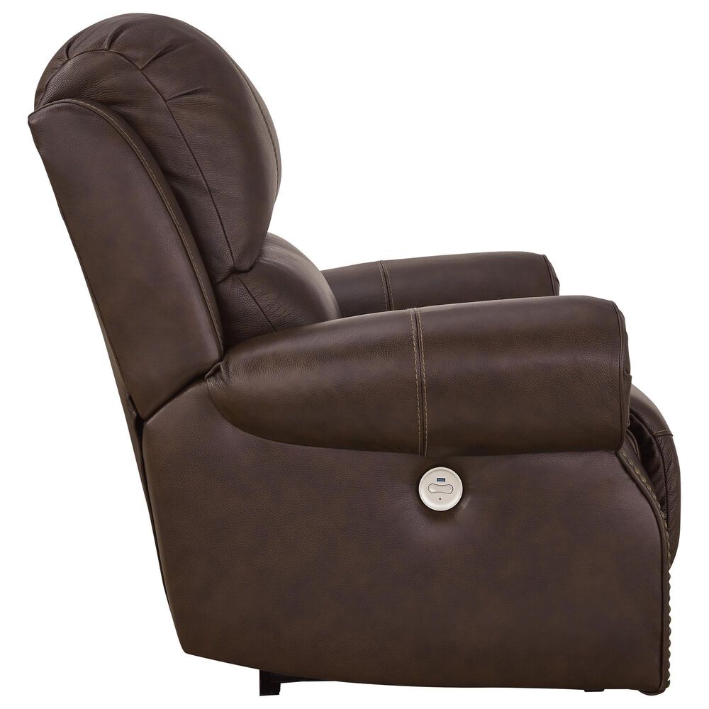 Ashley Freyeburg Power Recliner in Walnut, , large
