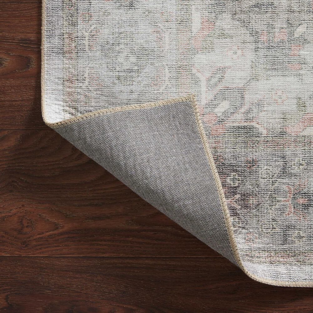 Loloi II Heidi Dove and Blush 6&#39; x 9&#39; Area Rug, , large