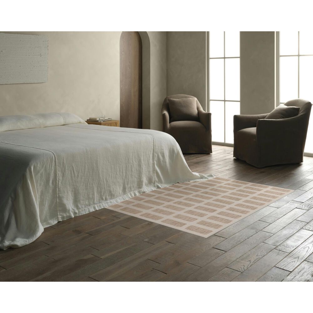 Jaipur Composure Deverell Beige and Tan 4' x 5'8" Area Rug, , large