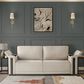 Lifestyle Solutions Riles Stationary Storage Sofa in Beige, , large